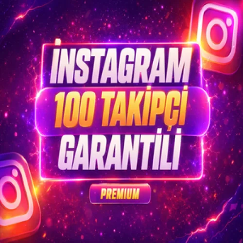  ⭐KALICI⚡ İNSTAGRAM 100 TAKİPÇİ⚡